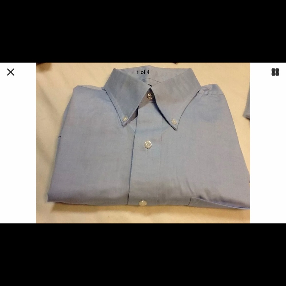 club room men blue shirt 17 1/2 34/35